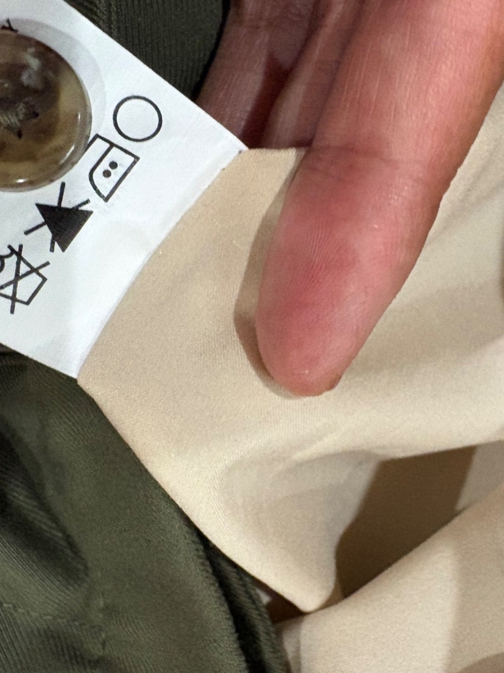 Wildfang Olive Empower Trouser Size 4 Straight Leg Dress Pants Green - Picture 5 of 6